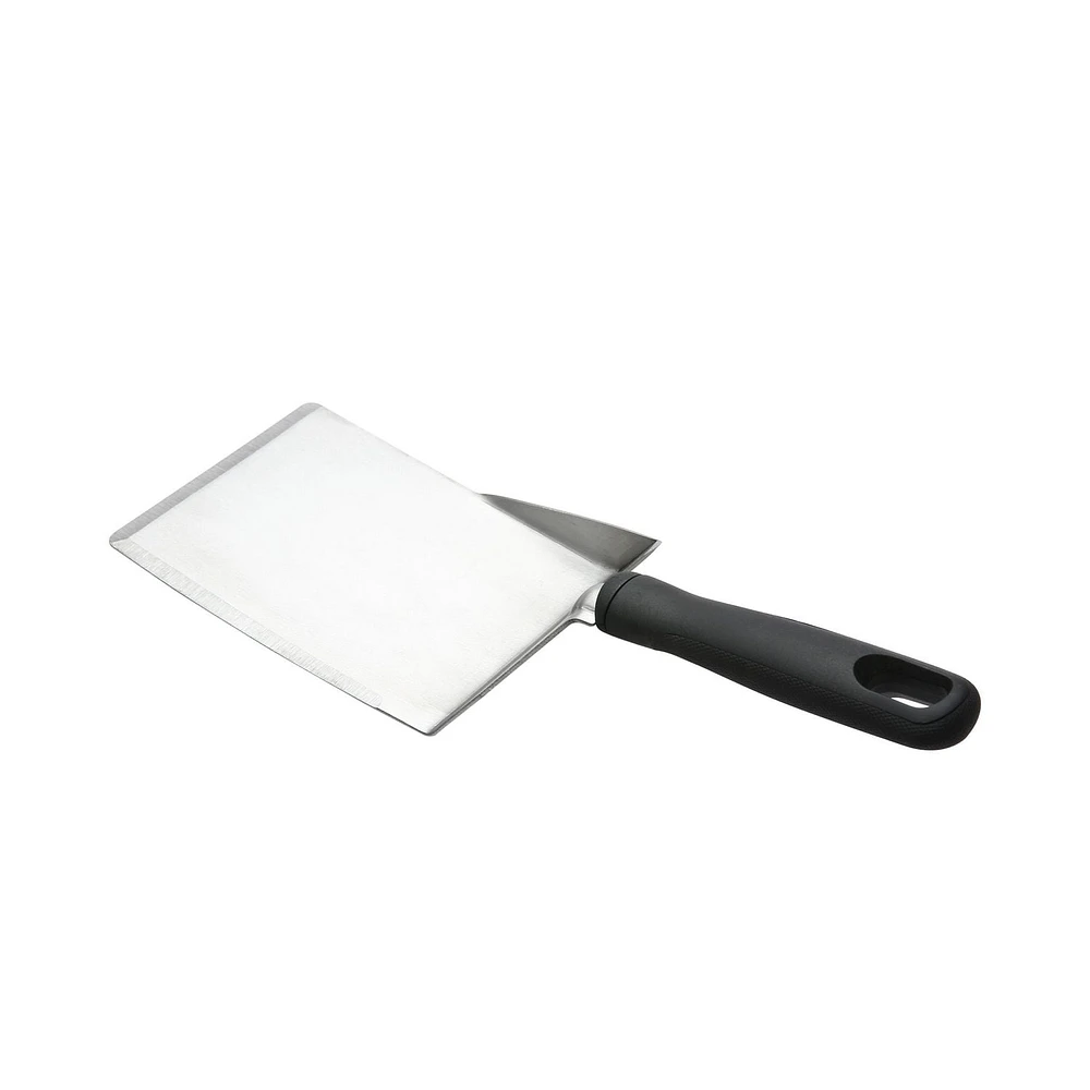 Mainstays Stainless Steel Kitchen Griddle Turner with Comfort Grip Handle, Mainstays Kitchen Griddle Turner