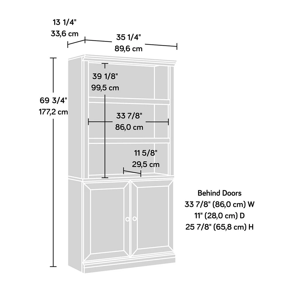 Sauder Select Bookcase, Mystic Oak, 426418