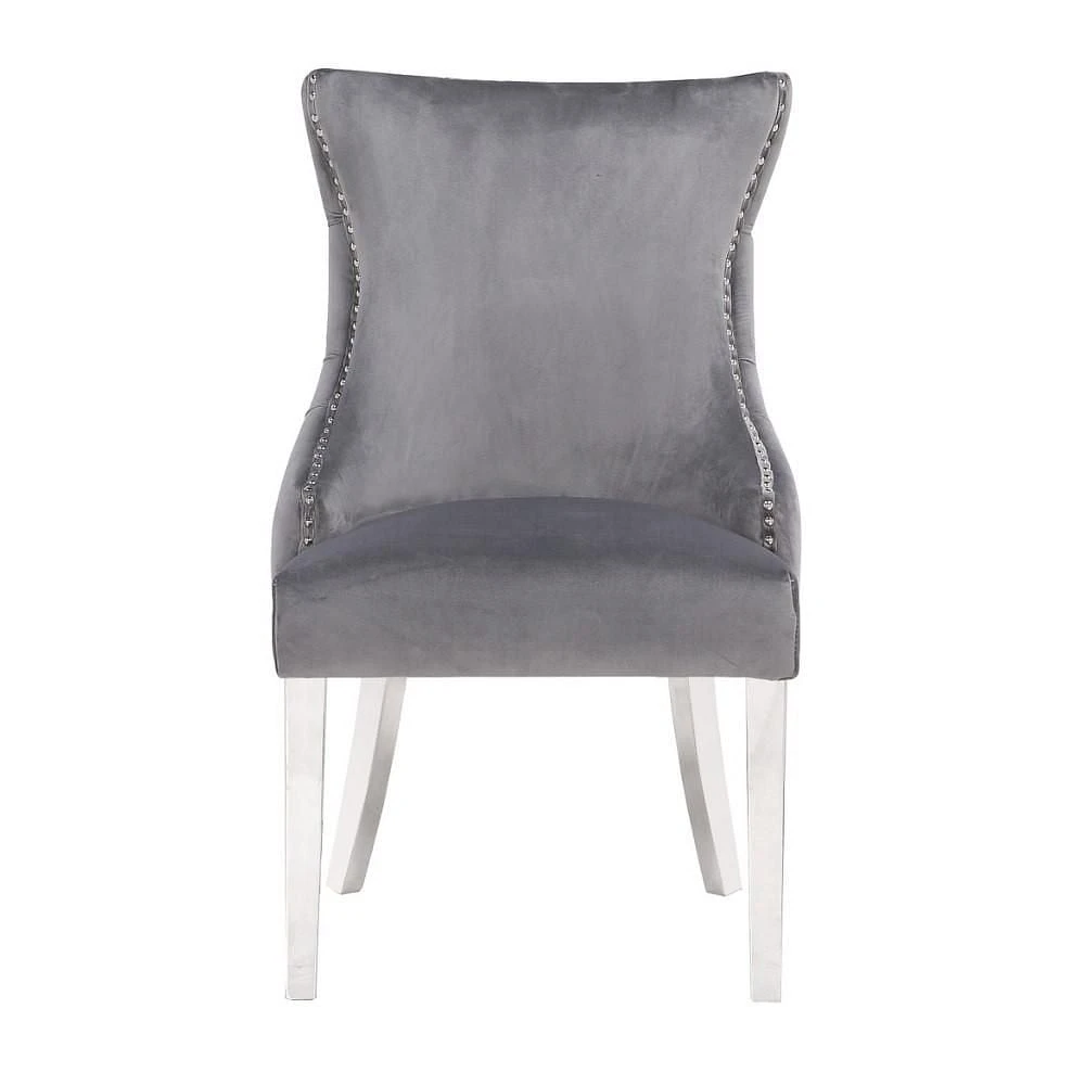 STONEFORT CHAIR – STEEL in Grey SET OF 6