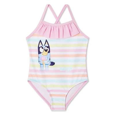 Bluey Toddler Girls' Swimsuit 1-Piece