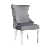 STONEFORT CHAIR – STEEL in Grey SET OF 6