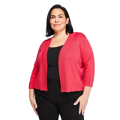 Iyla Plus Women's Elbow Sleeve Knit Shrug