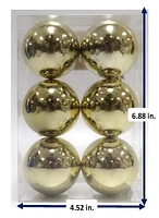 6CTS 60MM SHATTERPROOF ORNAMENTS