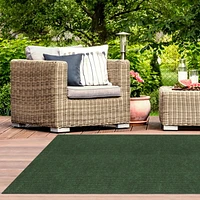 6 ft. x 8 ft. Green Indoor Outdoor Rug