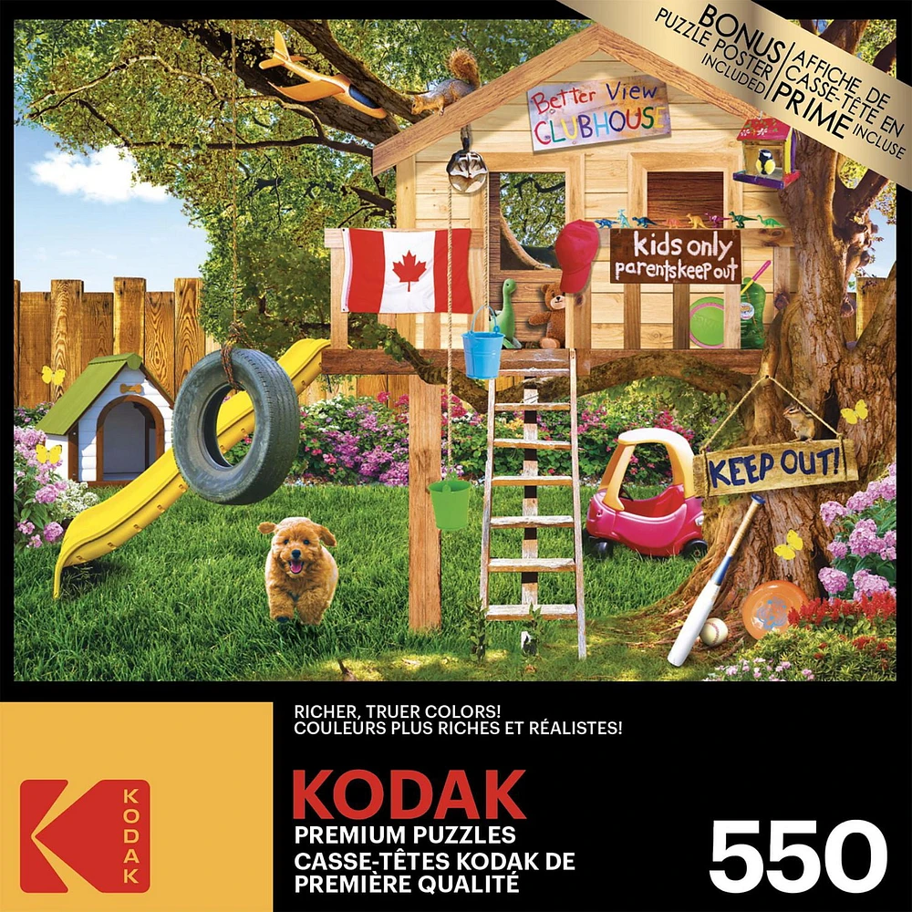 Kodak 550 Piece Puzzle - Better View Treehouse