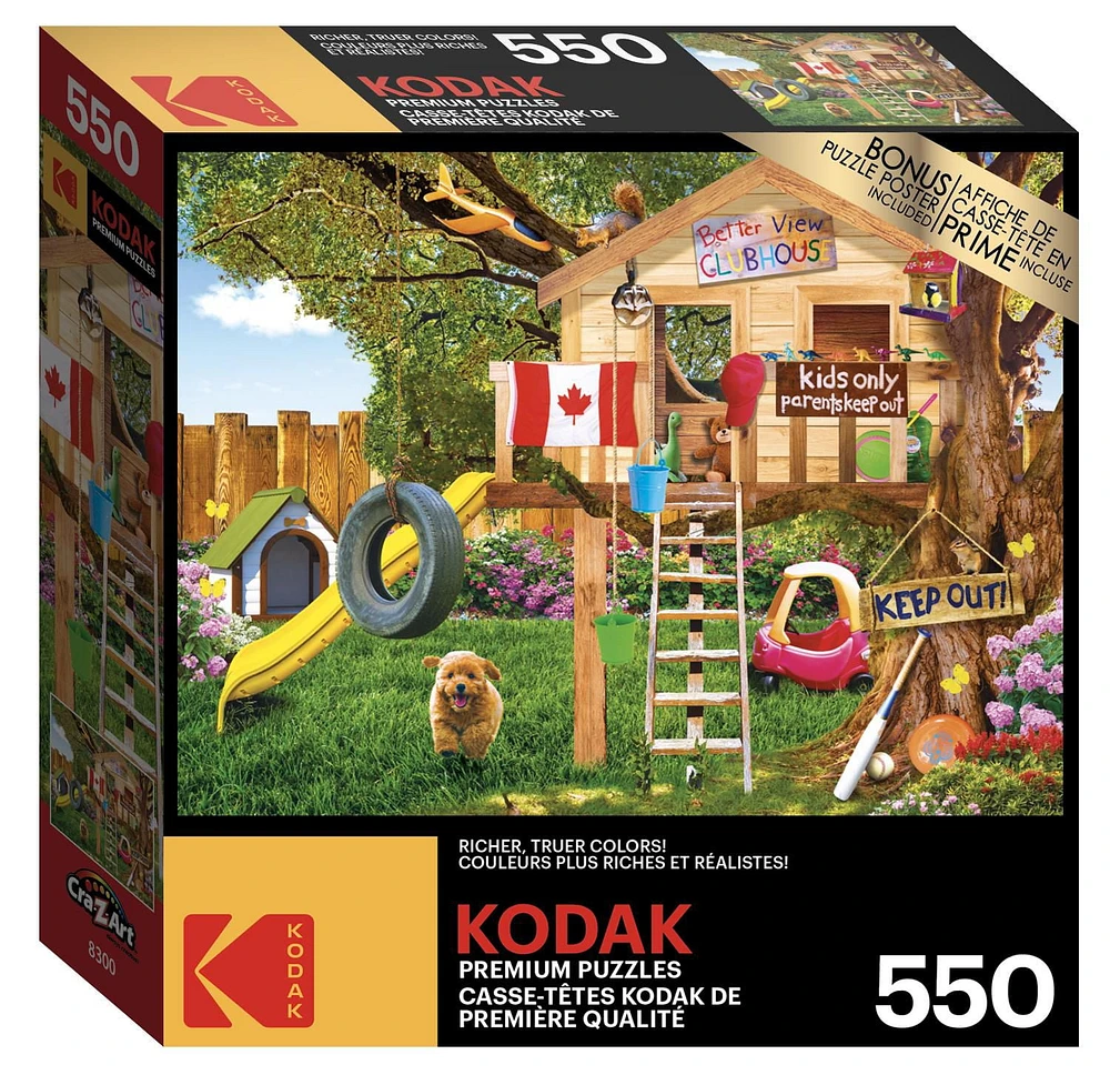 Kodak 550 Piece Puzzle - Better View Treehouse