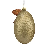 Hallmark Christmas Ornament (Jurassic Park Raptor Egg Hatching Blown Glass)