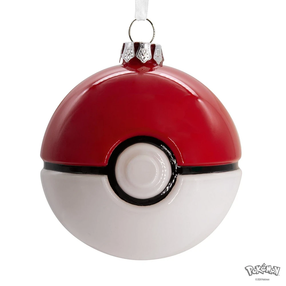 Hallmark Christmas Ornament (Pokémon Poké Ball Blown Glass)