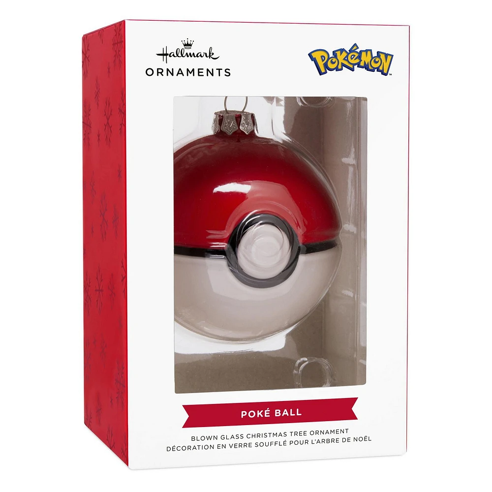 Hallmark Christmas Ornament (Pokémon Poké Ball Blown Glass)