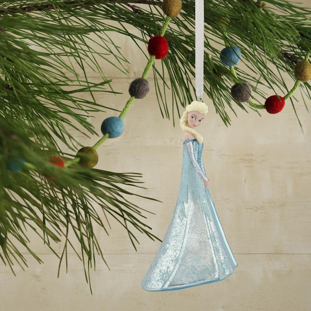 Hallmark Christmas Ornament (Disney Frozen Elsa Blown Glass)