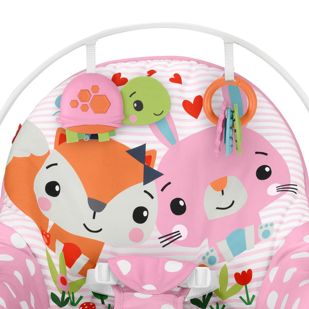 Siège berçant évolutif – Animaux roses de ​Fisher-Price, siège berçant pour bébé