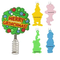 Hallmark Mini Christmas Tree Topper and Ornaments (Dr. Seuss's How the Grinch Stole Christmas!), Set of 5