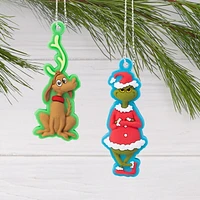 Hallmark Mini Christmas Tree Topper and Ornaments (Dr. Seuss's How the Grinch Stole Christmas!), Set of 5