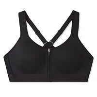 Soutien-gorge de sport zippé sur le devant Athletic Works pour femmes Tailles 36B-44DD