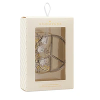 Hallmark Christmas Ornament (Signature Peace Symbol Metal)