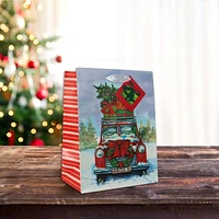 Holiday Time Small Truck Christmas Gift Bag, 9.8" Truck Gift Bag