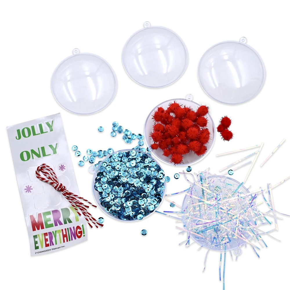 Holiday Time Christmas Create-Your-Own Ornament Kit