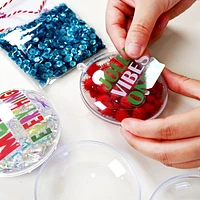 Holiday Time Christmas Create-Your-Own Ornament Kit, Christmas Ornament Kit