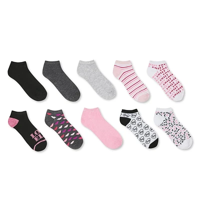 George Women's Low-Cut Socks 10-Pack