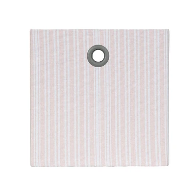 Hometrends Pink Stripes Storage Tote