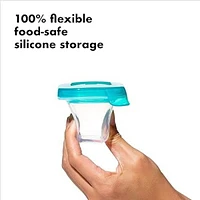 OXO Tot - 2oz Silicone Baby Blocks - Freezer Storage Containers - Teal