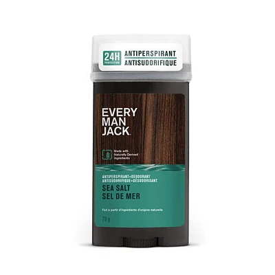 Every Man Jack Antisudorifique Désodorisant Sel De Mer 73 Grammes