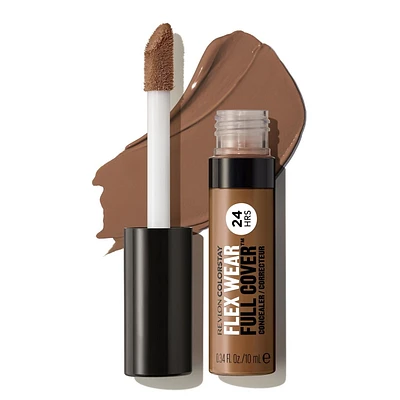 Correcteur Revlon ColorStay Flex Wear Full Cover™, Tenue souple de 24H, Formule antisillon 10 mL