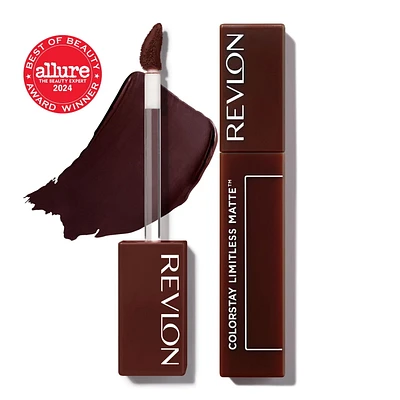 Rouge à lèvres Revlon ColorStay Limitless Matte™, 5 mL Mat liquide 24H, Formule 100% végétalienne