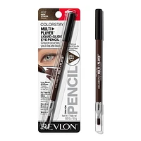 Revlon ColorStay Multiplayer™ Liquid-Glide Eye Pencil, Multi-Use Eye Makeup With Blending Brush, 0.03 oz, 12 HR Wear, Waterproof wear