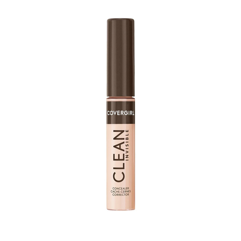 Correcteur Clean Invisible, léger, hydratant, végan et composé de pigments d’origine naturelle à 100% pour un fini naturel Sans talc et sans parfum