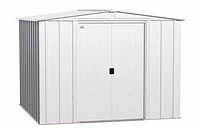 Arrow Elite Steel Storage Shed, 10x8, Galvalume