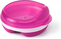 OXO Tot - Divided Feeding Dish - Perfect for Toddlers Learning to Feed Themselves - BPA-free - Baby Mealtime - Pink