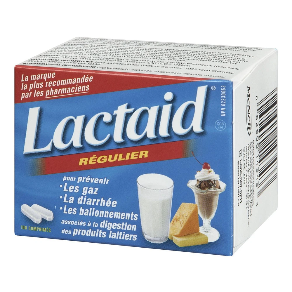 Lactaid Regular Strength Tablets