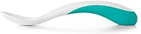 OXO Tot - On-the-Go Plastic Fork and Spoon Set - Travel Case - Easy for Little Ones to Hold - Baby Toddler Feeding Utensils - Teal