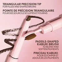 Covergirl Clean Fresh Brow Filler Pomade Crayon à Sourcils, Pointe Ultra Précise, Formule Crémeuse, Riche en Pigments, Fini Mat Doux, Formule Vegan Formule crémeuse