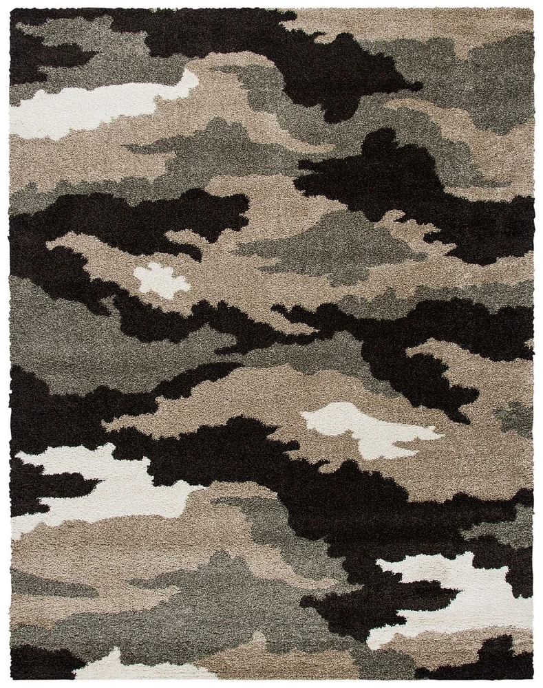 Safavieh Florida Edwin Camouflage Shag Area Rug