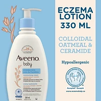 Aveeno Baby Eczema Care Moisturizing Cream - Body Lotion for irritated skin due to eczema Colloidal Oatmeal + Ceramide, 330 mL