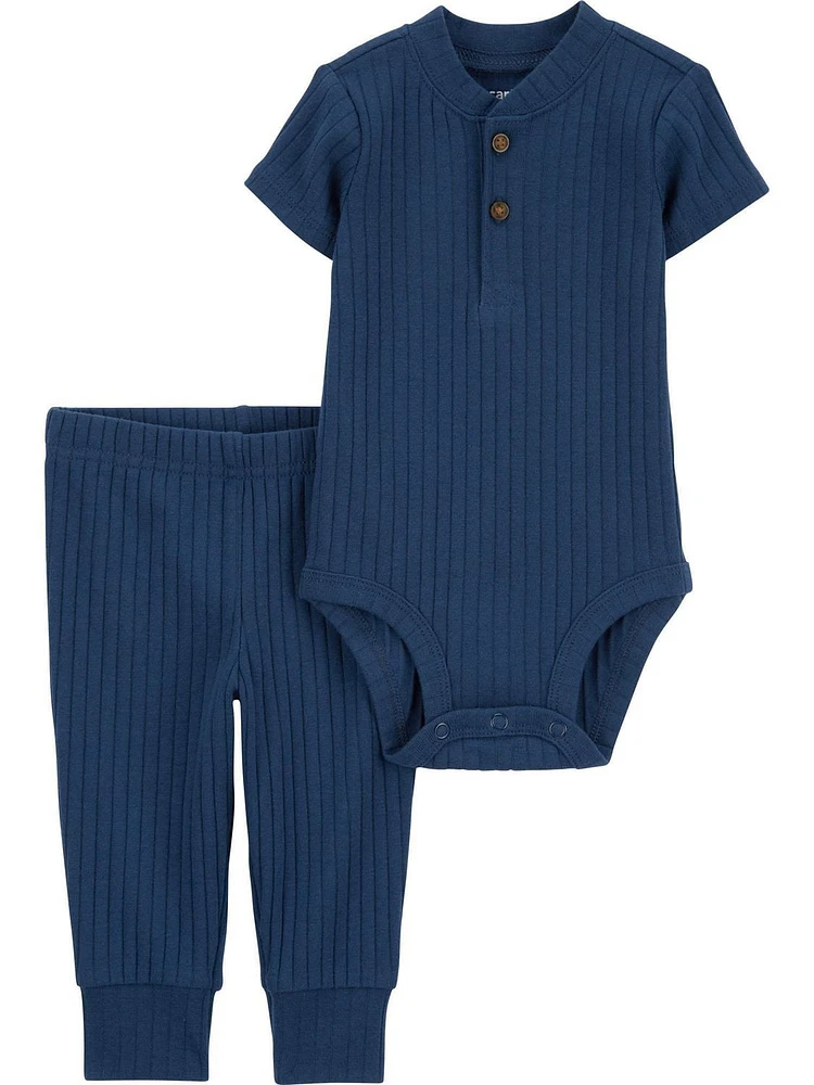 Ensemble pantalon pour bébé garçon Carter's Child of Mine - Marine