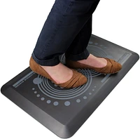 Floortex AFS-TEX System 2000 Standing Desk Anti-Fatigue Mat 20" x 32", Grey Gray or Black