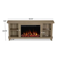 Penrose 58" Slim Electric Fireplace TV Stand