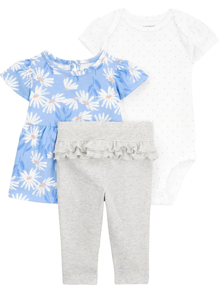 Carter's Child of Mine Newborn girls' 3-piece Set