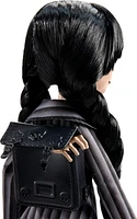 Monster High Wednesday Collectible Doll, Wednesday Addams in Nevermore Academy Uniform with Thing