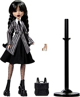 Monster High Wednesday Collectible Doll, Wednesday Addams in Nevermore Academy Uniform with Thing