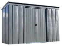 Arrow Select Steel Storage Shed Steel Storage Shed, 10x12, Sage Green