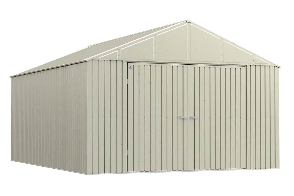 Arrow Classic Metal Shed, 14 x 17, Flute Grey