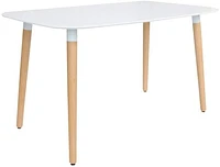 Nicer Furniture Eames Style MDF Rectangular Dining Table