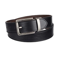 Ceinture en cuir à boucle pivotante réversible de 38mm Genuine Dickies pour hommes Tailles 34 à 44