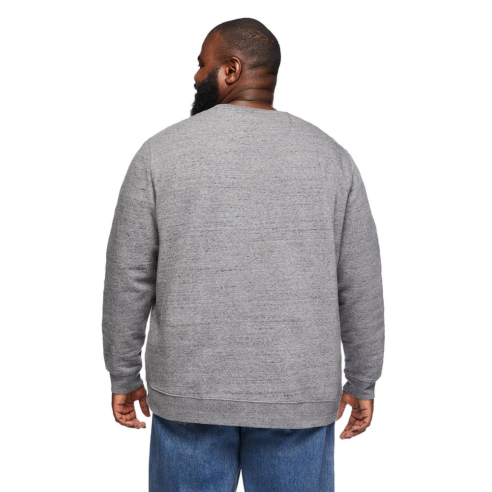 George Big Men's Crew Neckline Popover