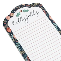 Holiday Time Holly Jolly Christmas List Pad, Holly Jolly List Pad