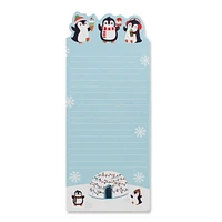 Holiday Time Penguin Igloo Christmas List Pad, Penguin Igloo List Pad